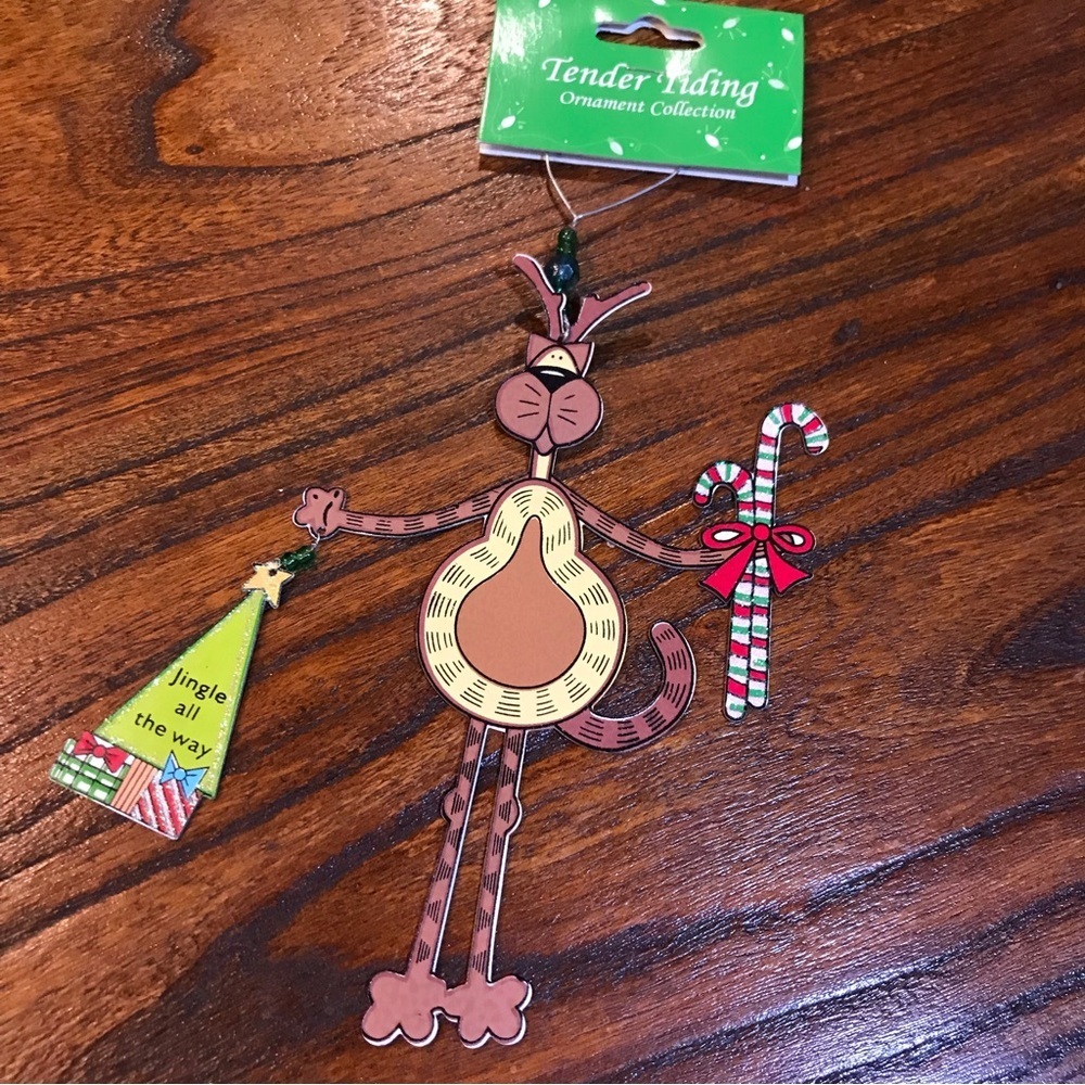 🎄Lightweight Tin Cat Ornament